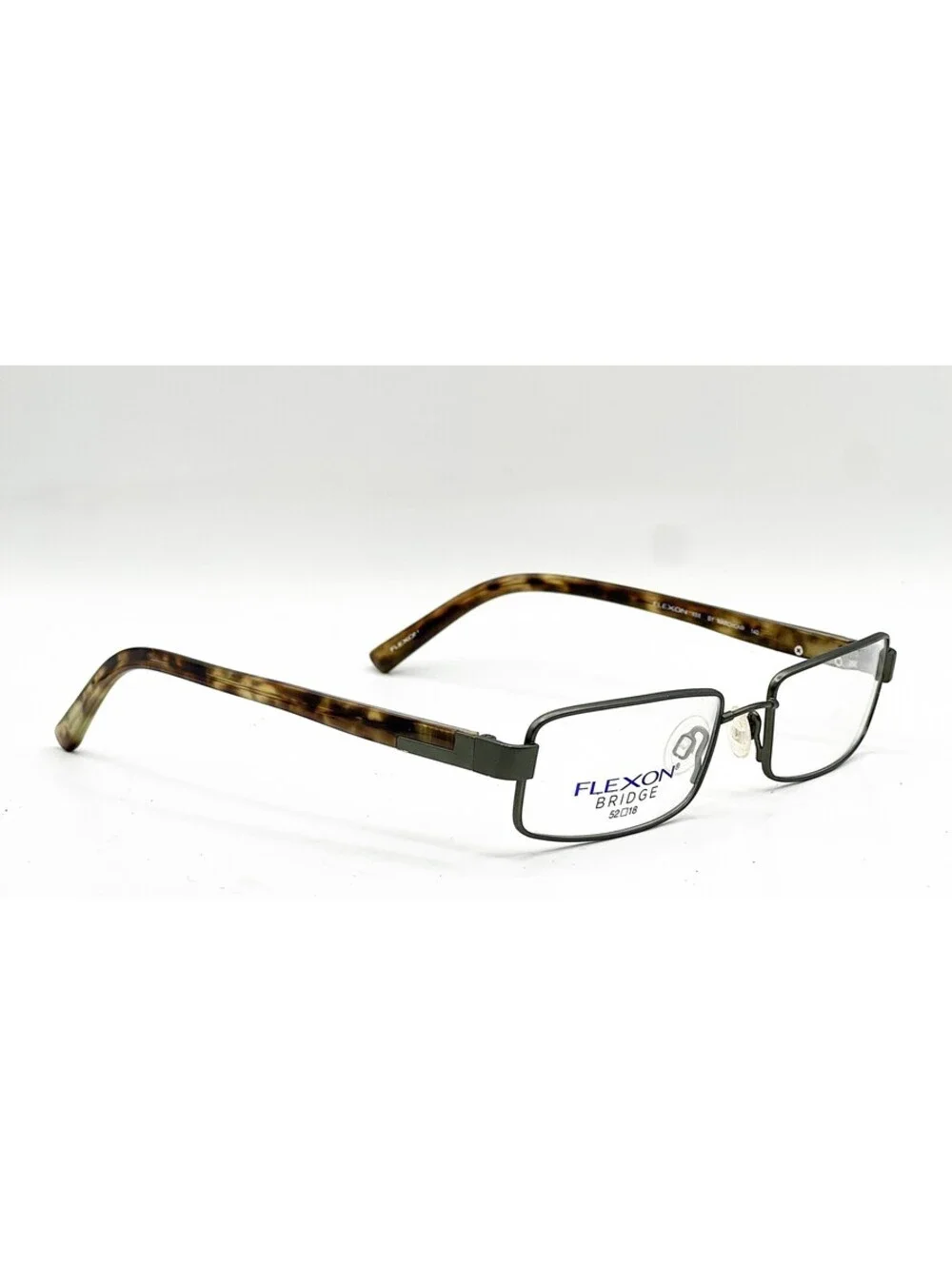 Flexon 466 Mat Cargo Matte Green Authentic Eyeglasses 52-18-140